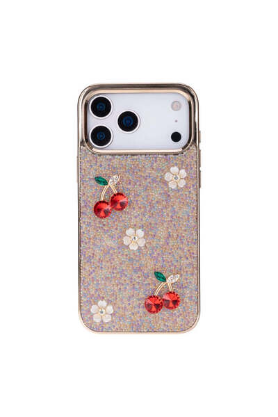 BloominBag Cherry Glaze Crystal Pink iPhone 17 Pro Max(6.9") Kılıfı