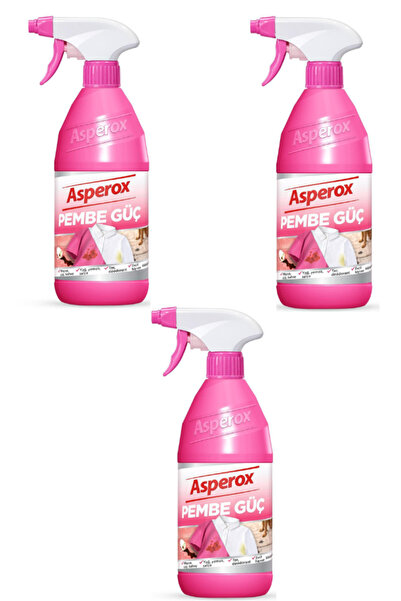 ASPEROX 650 ml Pembe Güç Leke Çıkarıcı Sprey Konsantre Formül ile Etkili Temi...