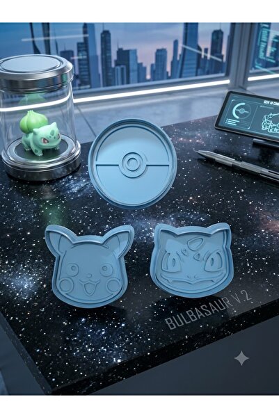Onflow 3-Piece Cookie Mold Set with Loved Figures - Special Design