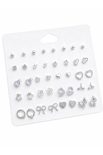 Nevara Luxury 40-Piece Set of Mixed Designs for Women's Butterfly Heart Star ...