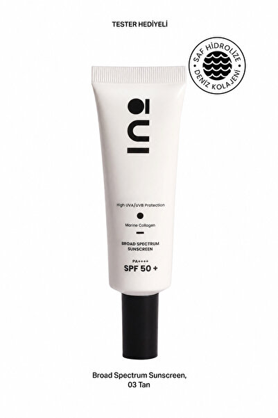 inobeauty Nemlendirici Güneş Kremi SPF+50 03 TAN Cilt Tonu Eşitleyici (Saf Ko...