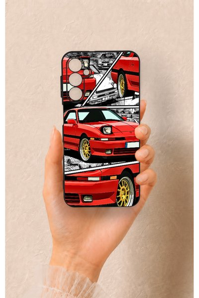 Vip Case Samsung A24 Compatible Red Supra Patterned Silicone Case