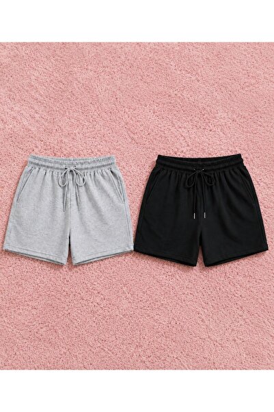 GERLAY Shorts Two Pieces Black and Gray Advantageous Pack