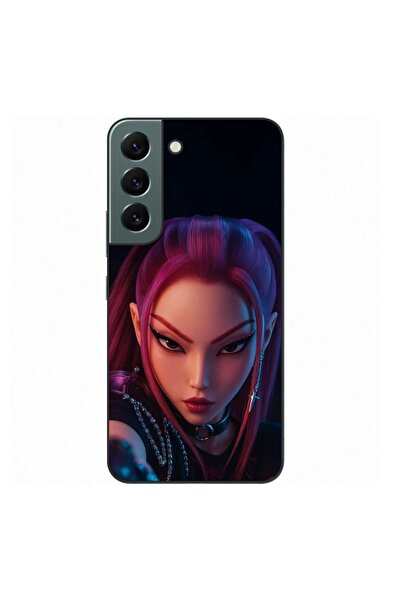 OEM Калъф, съвместим със Samsung Galaxy S22+ Plus, силиконов гел TPU, с десен...