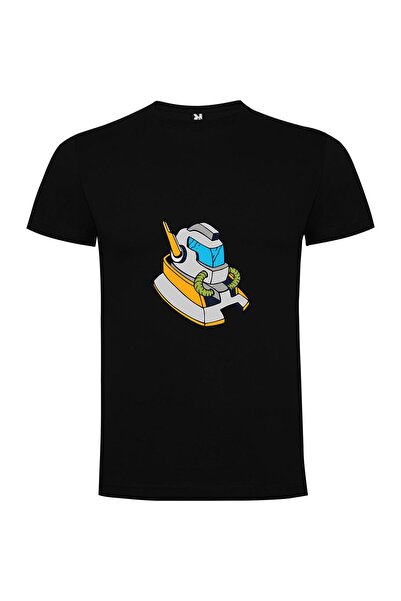 iLovePrints Robo-War Stickers Tshirt