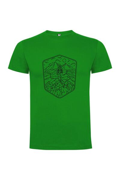 iLovePrints Mountain Wanderer Patch Tshirt