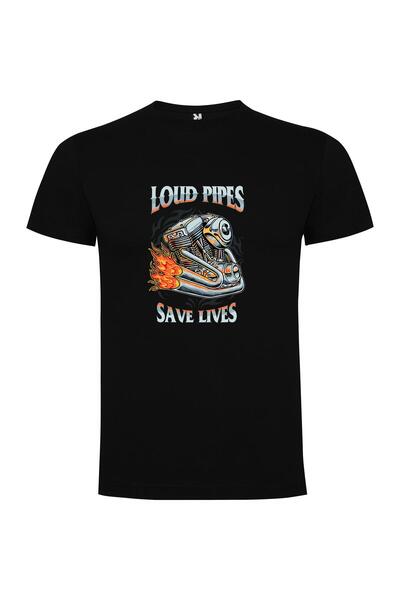 iLovePrints Ride Safe: Liquid Pipes Tshirt