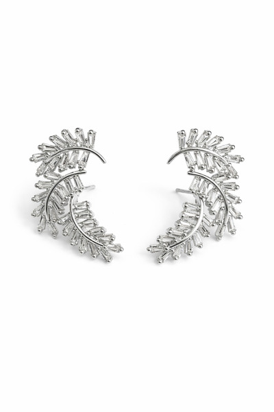 Angelovia Baget Stone Leaf Women's Earrings