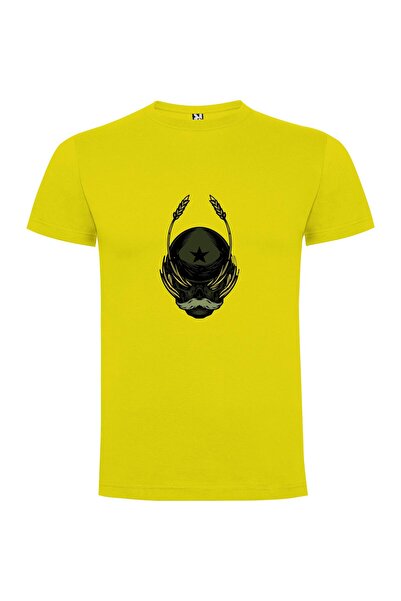 iLovePrints Mustached Wisdom Emblem Tshirt