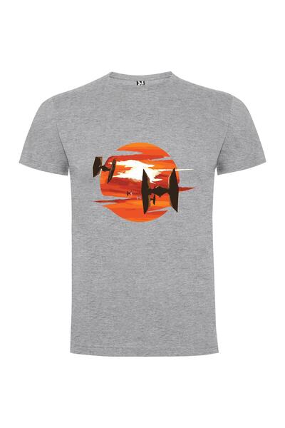 iLovePrints Sunset Tie Fighter Patrol Tshirt