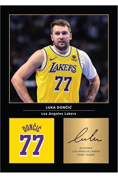 ESSESORIES Luka Doncic Basketball Poster Wall Art Room Decor Self Adhesive