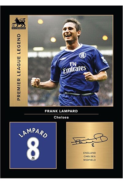 ESSESORIES Icons – Frank Lampard Chelsea Legends A4 Printed Photo Display – P...