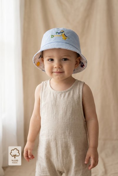 Minory Kids - 100% Cotton Adjustable Baby Hat (2-4 Years)