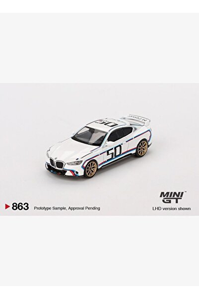 mini gt بي إم دبليو 3.0 سي إس إل أبيض بي إل 863
