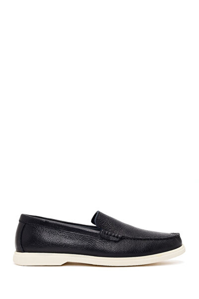 Derimod Men's Black Leather Casual Loafer 26Sfd6320Ft