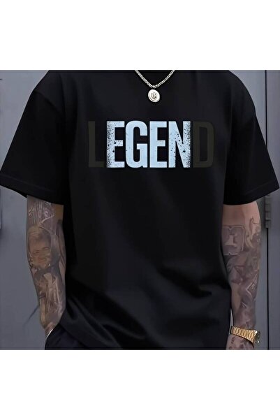 LİNA06 Fashion Printed Men's T-Shirt, Simple Cut Highlighting Masculinity, Pu...