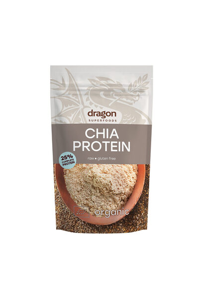 Dragon Superfoods Chia pudra proteica bio 200g