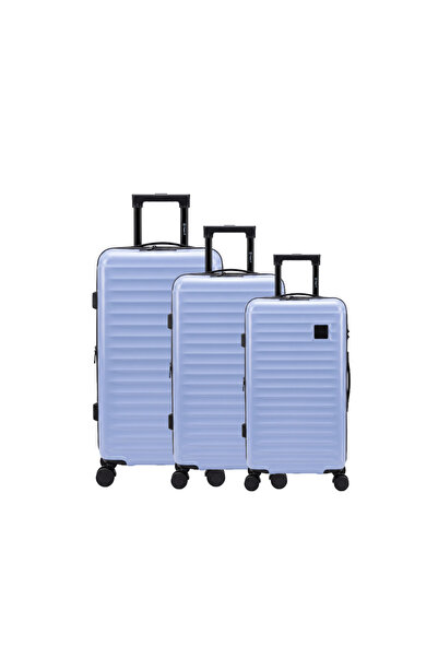 Wagon R حقيبة سفر صلبة بعجلات مكعبة الشكل Flieger25 مكونة من 3 قطع بألوان متنوعة