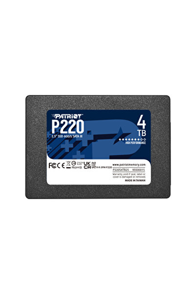 Patriot قرص SSD سعة 512 جيجابايت P220 P220S512G25 بسرعة 550-500 ميجابايت/ثاني...