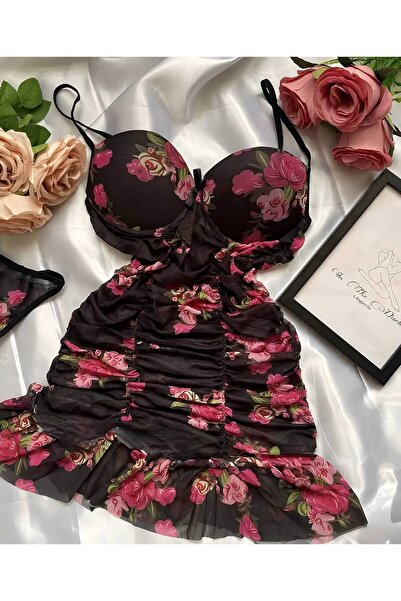1way Luxurious Lingerie Set with Ruched Design and Alluring Feminine Details