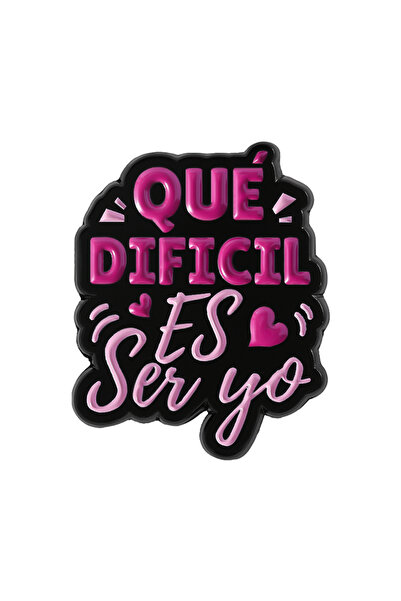 Choice3 QHXZ4954 Funny Spanish Quotes Sin Miendo Brooch Enamel Pins Custom Es...