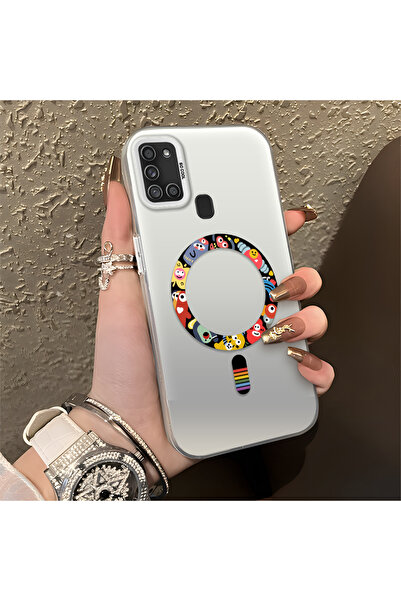ARTISHELL Samsung Galaxy A21S Uyumlu Sade, hafif lüks ve darbeye dayanıklı si...