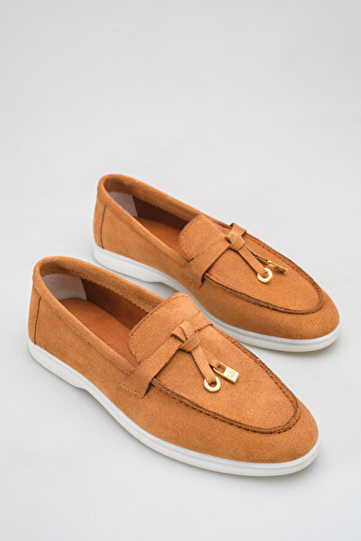 SENASTİL M01 Daily Wearable Women's Suede Loafer Comfort Sole Shoes
