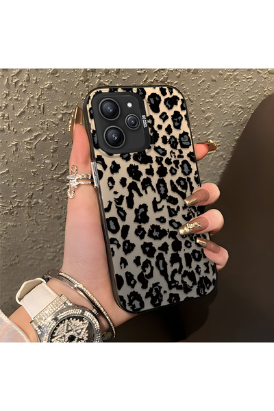 ARTISHELL Redmi 12 4G/5G Uyumlu Hafif lüks leopar desenli, şık ve dayanıklı t...