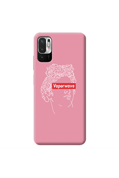 Other Xiaomi Redmi Note 10 Pro 5G Vaporwave Pink Colored Silicone TPU Θήκη