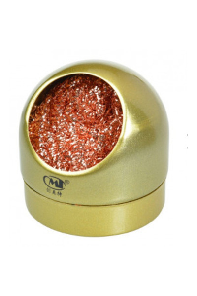 Generic Welding Soldering Solder Iron Tip Cleaner Gold Cleaning Wire with Stand