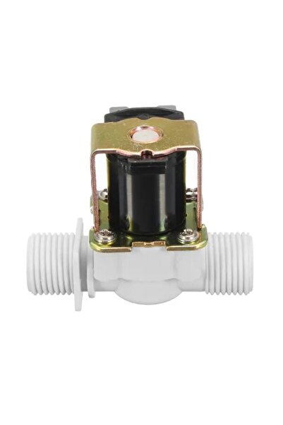 Generic صمام كهربائي 3C1 G1/2 12V PP من النوع المغلق عادةً لتحويل تدفق المياه