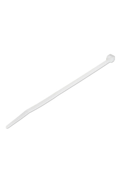 POWERTECH δεματικά καλωδίων TIES-049, 250x3.6mm, λευκά, 100τμχ