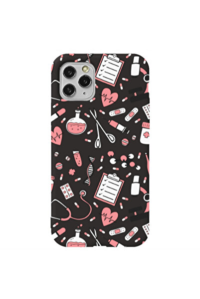 Other Apple iPhone 11 Pro Laboratory Black Colored Silicone TPU Θήκη