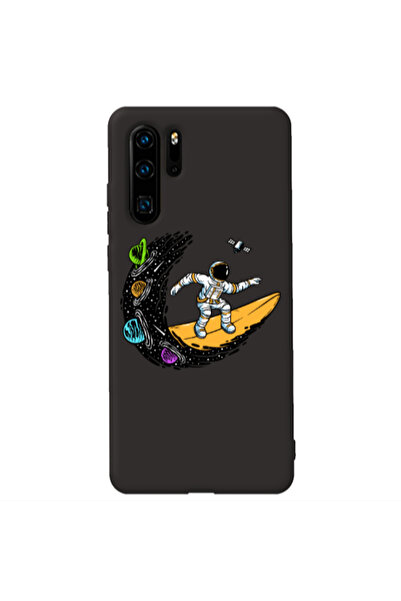 Other Huawei P30 Pro Surf in space Black Colored Silicone TPU Θήκη