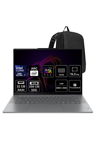 LENOVO Yoga Slim 7 Core Ultra 7 258V 32GB RAM 256GB SSD 15.3" WQXGA+ 2.8K OLE...