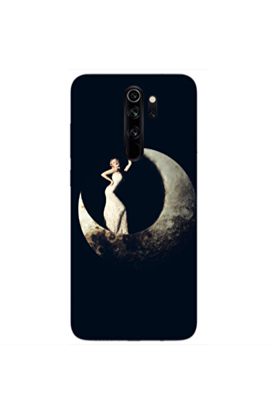 Other Xiaomi Redmi Note 8 Pro Woman in moon Transparent Silicone TPU Θήκη