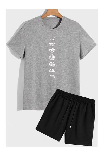ZEMLİYA Sara Unisex Oversize Shorts Set Short Sleeve T-Shirt Comfortable Fit ...