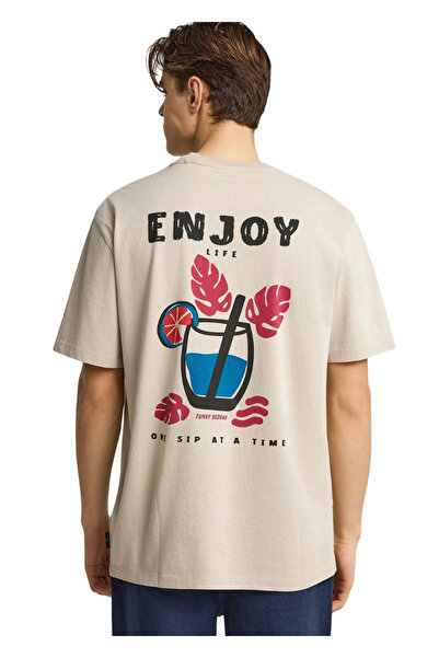 Funky Buddha T-Shirt FBM013-087-04 – Fog