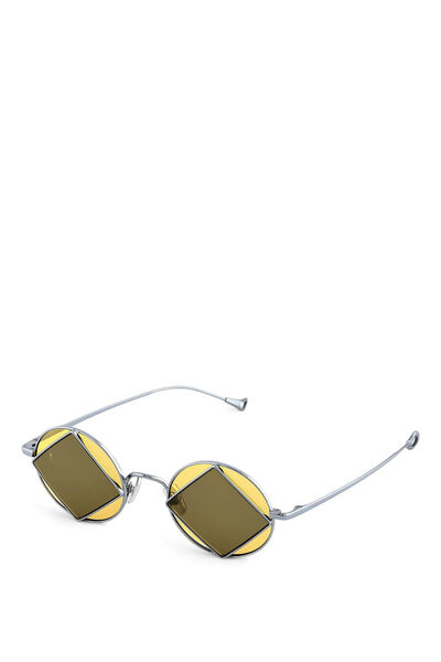 Eyepetizer Square 1-7 Silver Women's Sunglasses