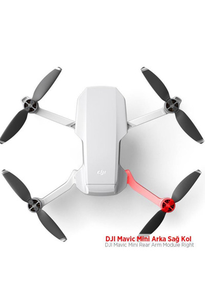 Baykush DJI Mavic Mini 1 Rear Arm Module Right Sağ Arka Motor Kolu ( Motor Da...