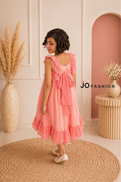 Jo Lace Dress - Elegant Floral Girls' Dress with a Soft Touch for a High-End ...