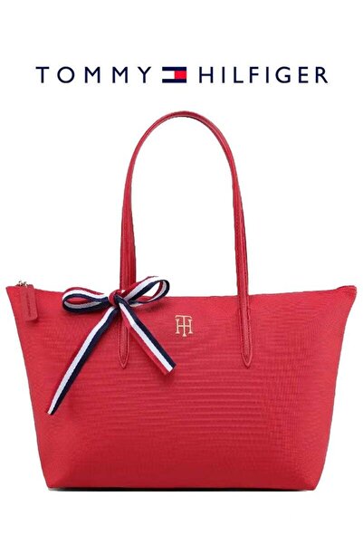 Tommy Hilfiger Perfume حقيبة يد نسائية، حقيبة كتف عصرية متعددة الاستخدامات بت...