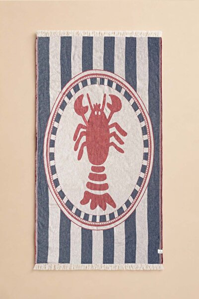 Barine Striped Lobster Jakarlı Peştamal, Taşıma Çantalı