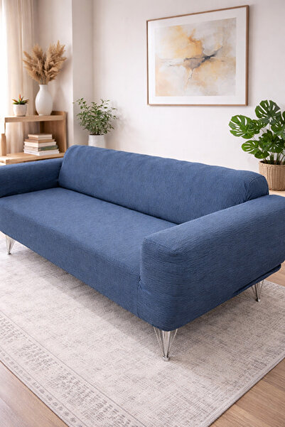 uzhanem Lycra Stretch Elastic Flexible Washable Three-Seater Sofa Cover / Sof...