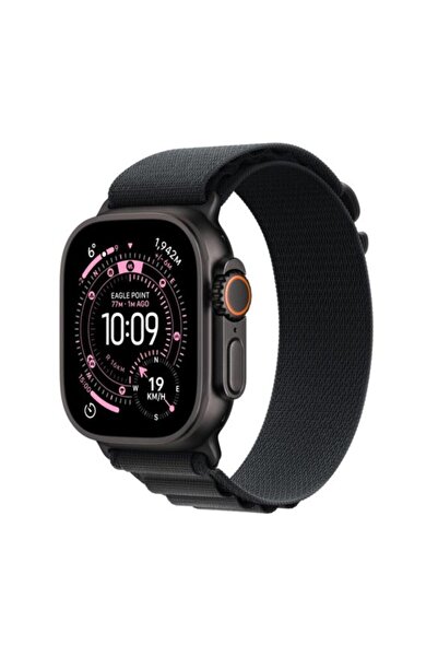 Apple Ceas Watch Ultra 3 GPS + Cellular 49mm Carcasă din titan negru cu curea...