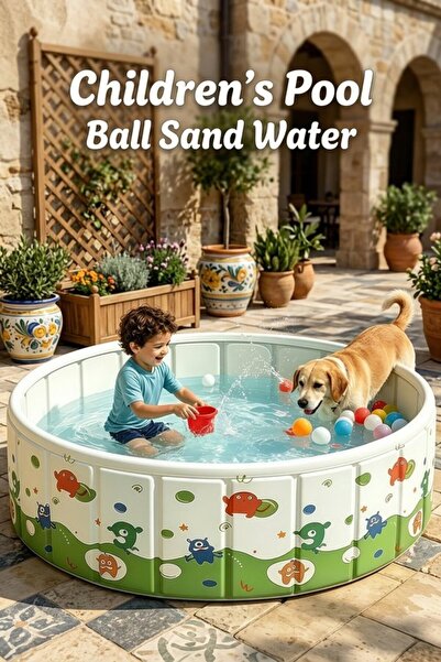 Generic 1 PVC Foldable Non Inflatable Ball Pit Pool Indoor Outdoor Portable 9...