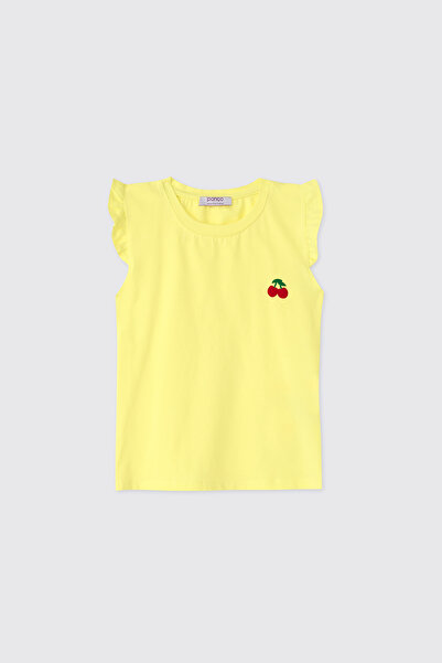 Panço Baby Girl Yellow T-Shirt