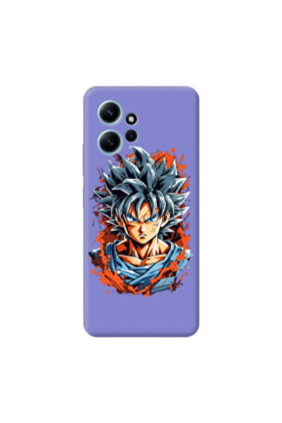 Other Xiaomi Redmi Note 12 4G Anime Goku Purple Colored Silicone TPU Θήκη