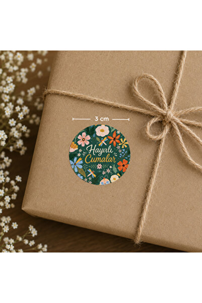 MuslimWalk Hayırlı Cumalar – Paketleme Sticker Seti #203