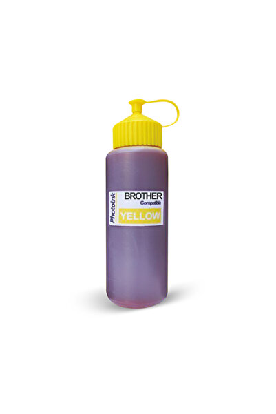 STAR FILM Brother Yazıcılar için uyumlu 500 ml Sarı Mürekkep (PHOTOINK Akıllı...